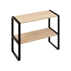 Aanrecht rekje rechte variant hout metaal Five®