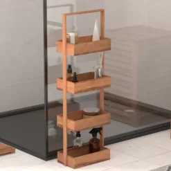 Acacia houten badkamerrek 4 niveaus Five®