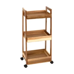Acacia houten trolley 3 niveaus Five®
