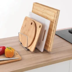 Bakspullen en snijplankhouder Metaltex