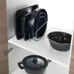 Bakspullen en snijplankhouder Metaltex