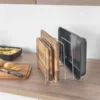 Bakspullen en snijplankhouder Metaltex