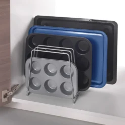 Bakspullen en snijplankhouder Metaltex