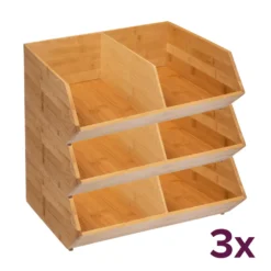 Bamboe bakje large (voordeelbundel) Five®