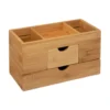 Bamboe bakje met 2 lades en 3 vakken Five®
