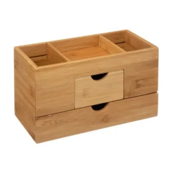 Bamboe bakje met 2 lades en 3 vakken Five®