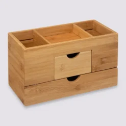 Bamboe bakje met 2 lades en 3 vakken Five®