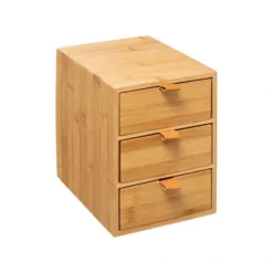 Bamboe bakje met 3 lades Five®
