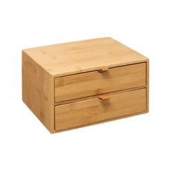 Bamboe bakje met 2 lades Five®