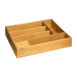 Bamboe bestekbak met messenhouder Five®