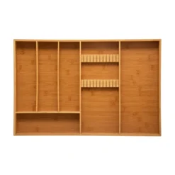 Bamboe bestekbak met messenhouder Five®