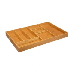 Bamboe bestekbak met messenhouder Five®