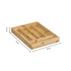 Bamboe bestekbak 5-vaks Five®