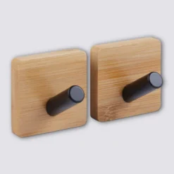 Bamboe handdoekhaakje zelfklevend 2 stuks Five®