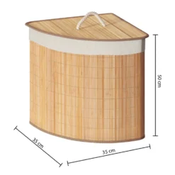 Bamboe hoek wasmand 48 liter Five®