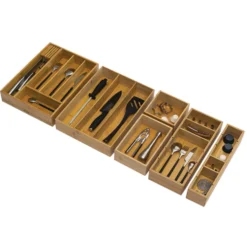 Bamboe keukengereihouder lade Five®
