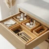 Bamboe ladebakjes 5 cm hoog 4-delige set Five®