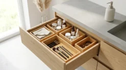 Bamboe ladebakjes 5 cm hoog 4-delige set Five®