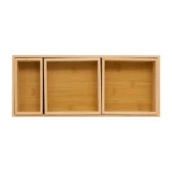 Bamboe ladebakjes 5 cm hoog 4-delige set Five®