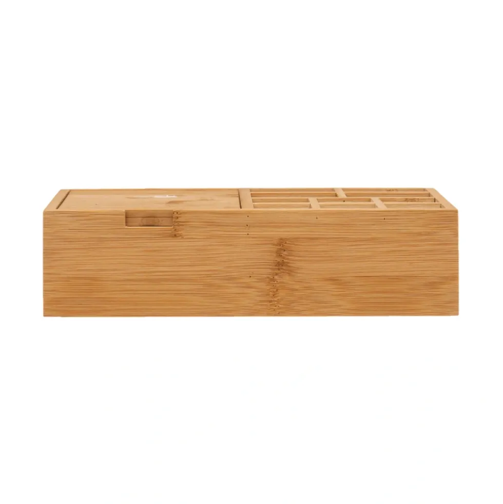 Bamboe make-up display 10 compartimenten en spiegel Five®