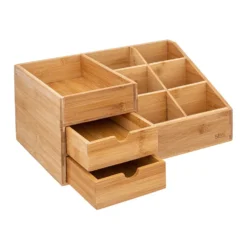 Bamboe make-up display met lades Five®