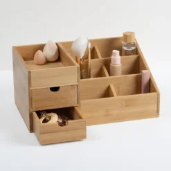 Bamboe make-up display met lades Five®