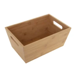 Bamboe opbergbak met handvatten Five®