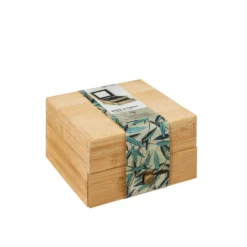 Bamboe sieradendoos met spiegel Five®