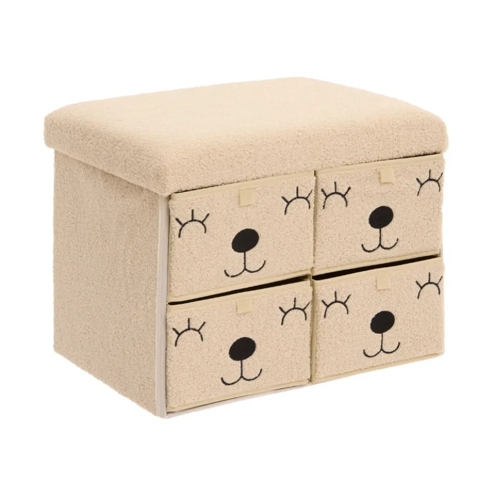 Bankje met lades teddy kinderkamer Atmosphera