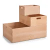 Beuken houten kist medium Zeller Present