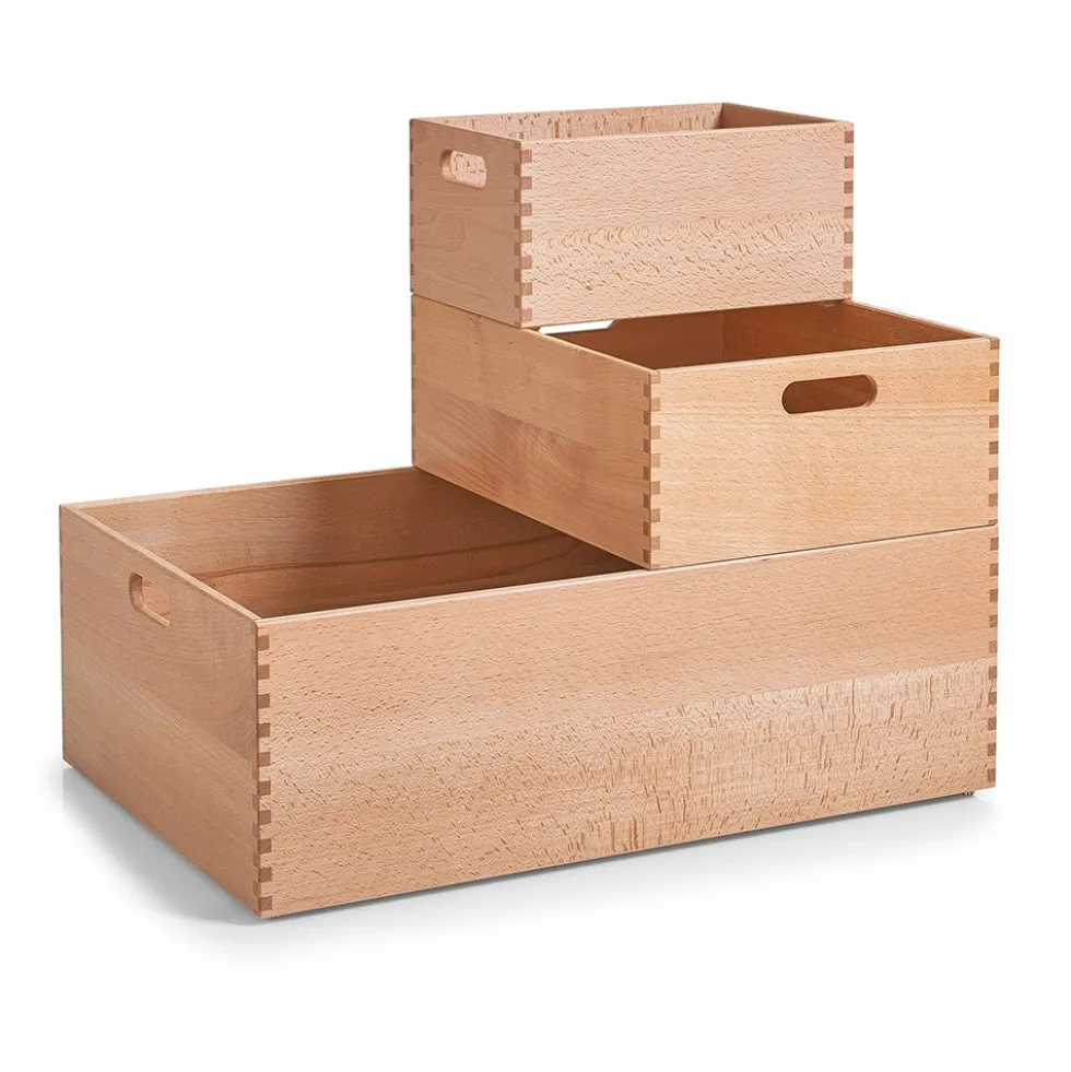 Beuken houten kist small Zeller Present