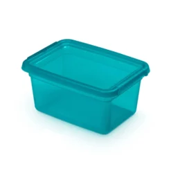 Blauwe stevige opbergbox 1.5 liter Orplast - BaseStore