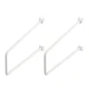 Boekensteun voor wandrail 250 mm set van 2 wit - Classic by Elfa