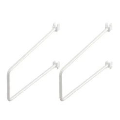 Boekensteun voor wandrail 250 mm set van 2 wit - Classic by Elfa