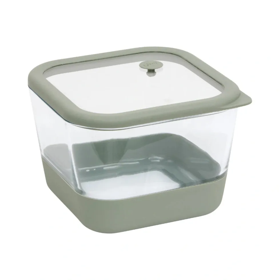 Borosilicaat glazen vershoudbakje 2 liter Five®