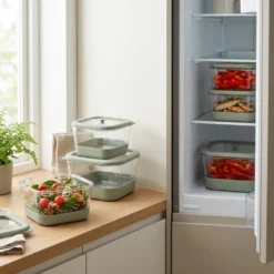 Borosilicaat glazen vershoudbakje 2 liter Five®