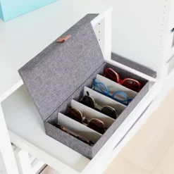 Brillen opbergdoos grijs Store It