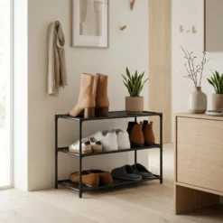 Budget schoenenrek met stoffen legplanken Five®