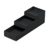 Bureau organizer 3-delige set zwart Orplast