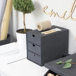 Bureau organizer met 3 lades Bigso Box of Sweden