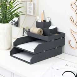 Bureau organizer zwart Bigso Box of Sweden