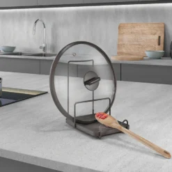 Deksel en lepelhouder met lekbak Metaltex