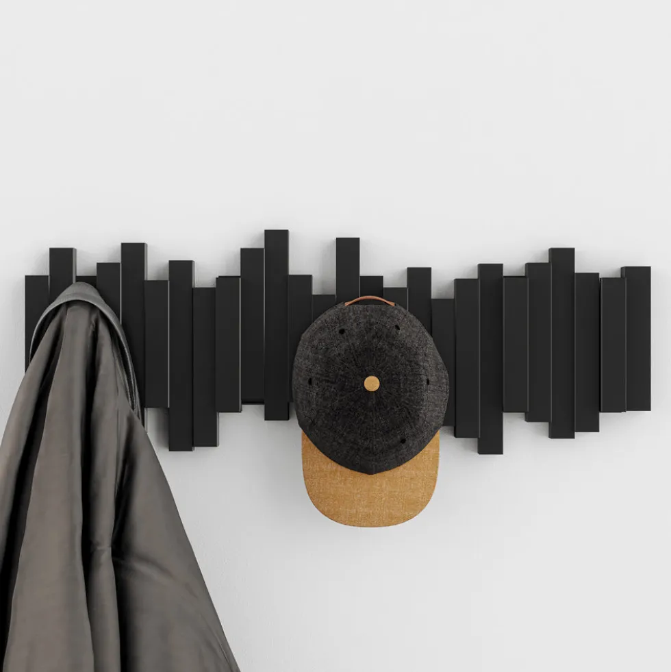 Design kapstok 5 uitklapbare haken Umbra