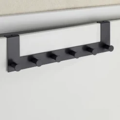 Deurkapstok opdekdeur 6 haken Wenko
