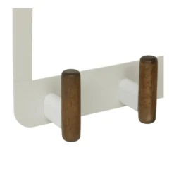 Deurkapstok stompe deur metaal/hout 4 haken Five® Cassie
