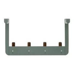 Deurkapstok stompe deur metaal/hout 4 haken Five® Cassie