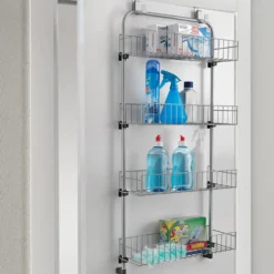 Deurrek met 4 manden Metaltex
