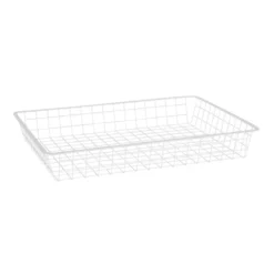 Draadmandlade voor uittrekframe 60 x 40 x 8 cm wit - Classic by Elfa