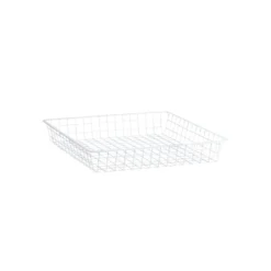 Draadmandlade 527 x 527 x 85 mm wit - Classic by Elfa