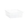 Draadmandlade 527 x 527 x 185 mm wit - Classic by Elfa